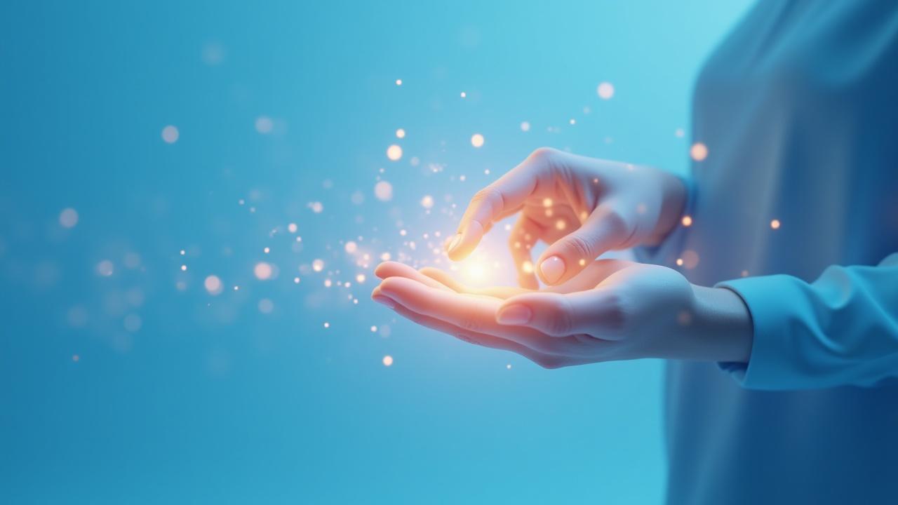 Abstract graphic representing diversity, connection, and harmonious digital interaction.