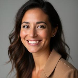 Alicia Rodriguez, Creative Director, with a warm, encouraging smile